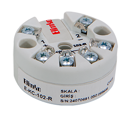 E-KC-102 Serisi İki Telli Kafa Tipi Sıcaklık Çevirici